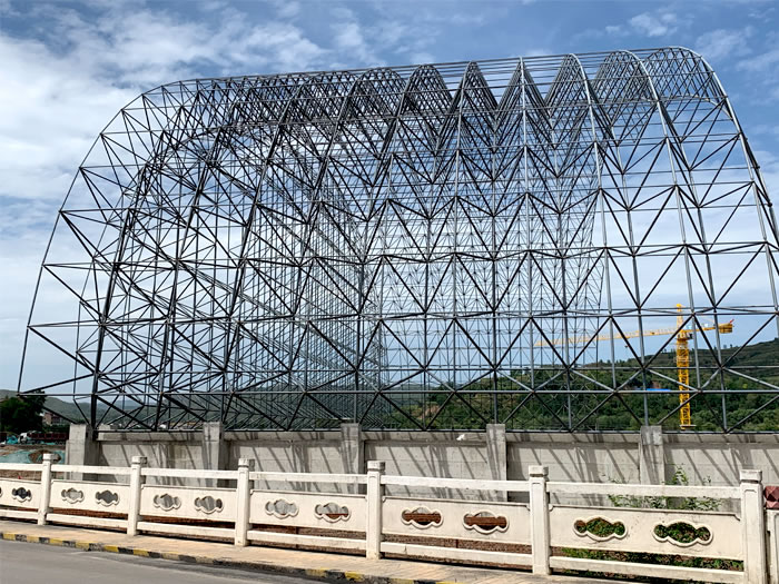 新余山寨矿储煤棚网架